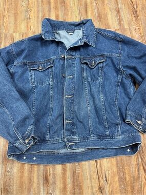 Vintage oversized Blue denim jacket, size XXL